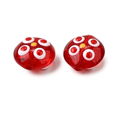 Прозрачные стеклянные эмалевые бусины&nbsp;LAMP-S079-01E