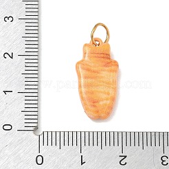 Pendentifs en acier inoxydable 304 émaillés&nbsp;SA-CBA08A6-08G-02