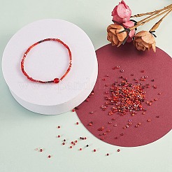 288 г 24-х цветных стеклянных бусин&nbsp;SEED-JQ0005-01B-2mm