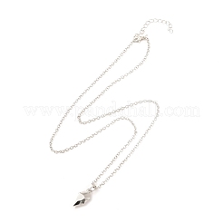 Conjuntos de collares pendientes de corazón de aleación de chapado en rack&nbsp;NJEW-B081-08C