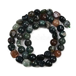 Природного индийского агата бисер нитей&nbsp;G-Q060-E08-01