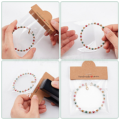 120 шт. прямоугольные бумажные складные карточки-заголовки&nbsp;CDIS-WR0001-01B