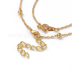 Kit de colliers avec perles de verre galvanisé&nbsp;NJEW-JN02626-05