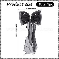 1 шт. бант из ткани заколки для волос из кожи аллигатора&nbsp;PHAR-CY0001-09A