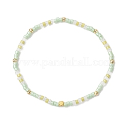 2 шт. набор эластичных браслетов из стеклянного бисера для женщин&nbsp;BJEW-MZ00296-03