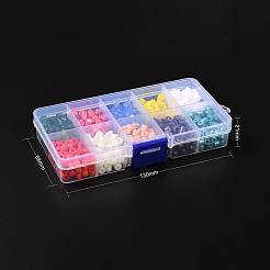 800шт 10 цвета стеклянные бусины&nbsp;GLAA-CJ0001-72