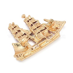 Эмалевые значки парусная лодка&nbsp;JEWB-D303-02G