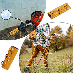 Кожаные чехлы для мотоциклетных ручек из искусственной кожи&nbsp;AJEW-WH20001-44A