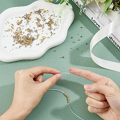 600 шт. 6 стиля 304 нержавеющая сталь разделительные бусины&nbsp;STAS-DC0015-01