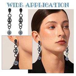 24 шт. 6 шт. фурнитура для сережек-гвоздиков из нержавеющей стали 304&nbsp;STAS-UN0040-29