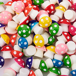 80 шт. 8-х цветные украшения из смолы для дома&nbsp;RESI-KS0001-07