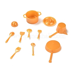 10pcs DIY-Kunststoff-Miniatur-Küchengeschirr-Set&nbsp;LS-AJEW-K030-02B