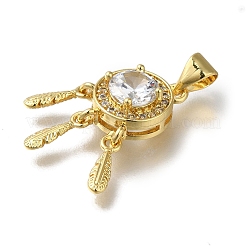 Стойки обшивки латунь микро проложить Циркон подвеску&nbsp;KK-G500-28G-05