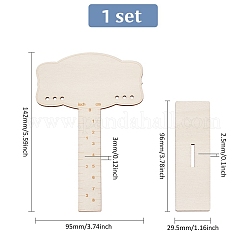 1 комплект деревянных подставок для сережек&nbsp;EDIS-BC0001-03
