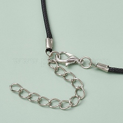 Ожерелья с подвесками в виде ангела из стеклянных бусин и стеклянного жемчуга&nbsp;NJEW-MZ00056-02