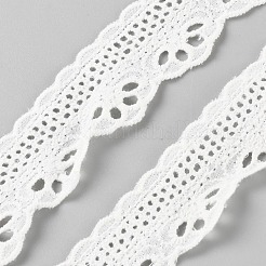 15 ярд ажурной хлопковой ленты для вышивки цветов&nbsp;OCOR-WH0101-40A