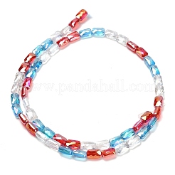 Стеклянные бусины с гальваническим покрытием &nbsp;EGLA-P068-01A-04