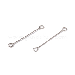 Breloques de connecteur en acier inoxydable 304 anti-ternissement&nbsp;STAS-G291-03C-P