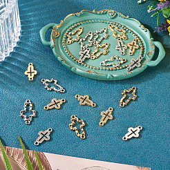 20 шт. 4 стиля сплава кристаллов стразы соединительные подвески&nbsp;FIND-TA0008-74