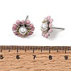 Messing-Emaille-Ohrstecker&nbsp;KK-CBA8324-27P-01