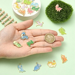 20шт 10 стиля подвески из цинкового сплава с эмалью&nbsp;ENAM-YW0008-32