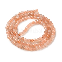 Natürliche sunstone Perlen Stränge&nbsp;G-C284-C02-3mm-02