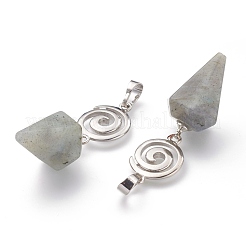 Природные подвески лабрадорита&nbsp;G-O194-02