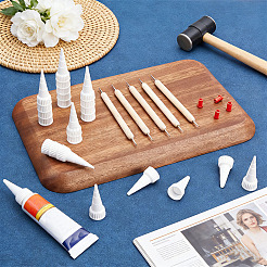 5 Stück Kunststoff-Klebstoffflasche mit Antiverstopfungsnadel&nbsp;DIY-OC0016-01