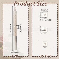 DIY Brief- und Zahlenstempel-Werkzeugsatz&nbsp;TOOL-WH0164-02P-01