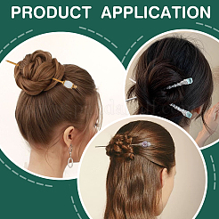 2 bâtonnet à cheveux en laiton&nbsp;OHAR-PH00009