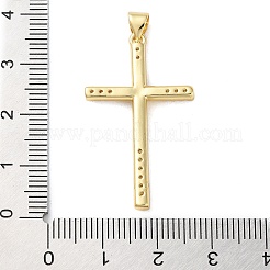 Messing micro pave klare zirkonia anhänger&nbsp;KK-A212-03A-G