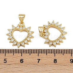 Латунные микро проложить кубического циркония подвески&nbsp;ZIRC-I367-12G-07