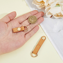 Кожаные короткие застежки-подвески&nbsp;PURS-WH0008-13B