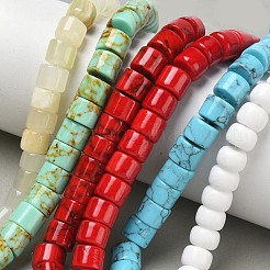 Pierre naturelle brins colonne de perles&nbsp;G-E266-05M-01