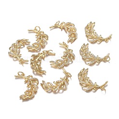 Кулоны из латуни с прозрачным фианитом&nbsp;ZIRC-F120-085G