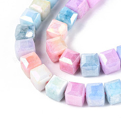 Антикоррозийные гальванические стеклянные бусины&nbsp;GLAA-T025-8mm-10A