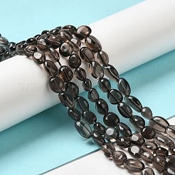 Chapelets de perles d'obsidienne de glace naturelle&nbsp;X-G-P497-01A-15
