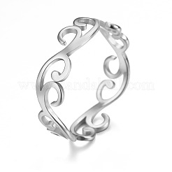 Fingerringe aus 304 Edelstahl für Damen&nbsp;FS-WGFE90D-05