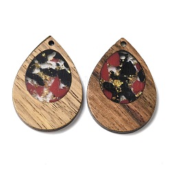 Кулон из дерева и смолы&nbsp;WOOD-H104-23-02