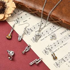 16 stücke 8 arten legierung musical instruments anhänger&nbsp;FIND-CJ0005-56P
