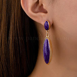 Литые эмаль болтающиеся серьги стержня&nbsp;FS-WG80632-03