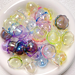 70 шт. 7-цветные акриловые колпачки для бусин с УФ-покрытием&nbsp;OACR-SP0001-60