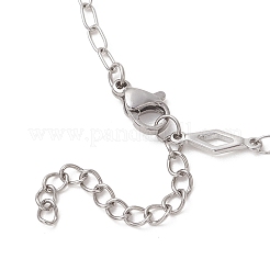 Цепочка из нержавеющей стали 304 с ромбовидными звеньями&nbsp;NJEW-JN05939