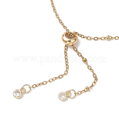 Изготовление браслета-слайдера из цепи-кабеля из нержавеющей стали 304&nbsp;AJEW-JB01502-01