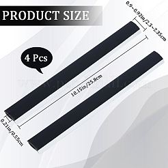 2 pièces bords de pelle en plastique adhésifs&nbsp;FIND-WH0421-62B