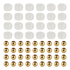 Cuentas de cristal de cuarzo natural 50pcs&nbsp;G-TAD0001-10