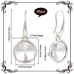 20шт латунные крючки&nbsp;PALLOY-SC0004-25