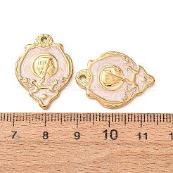 304 Edelstahl-Emaille-Anhänger&nbsp;SA-CBAD609-10G-01