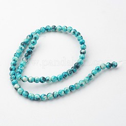 Natur Meer weißer Jade Perle Stränge&nbsp;G-G916-6mm-04