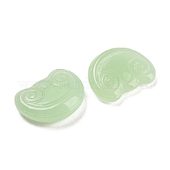 Breloques en verre imitation jade&nbsp;GLAA-Q097-02